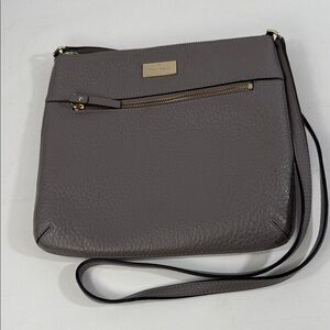 Elegant Gray Kate Spade Crossbody Bag purse